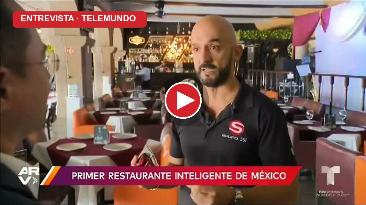 Entrevista en Telemundo — Grupo 5SI, primer restaurante inteligente de México